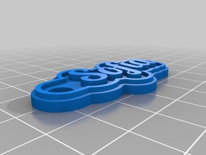 sofia keychain keychains customized 3d print model - Mito3D