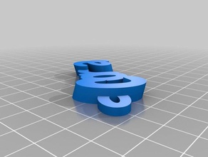 cora Anahtarlık özelleştirilmiş 3d print model - Mito3D
