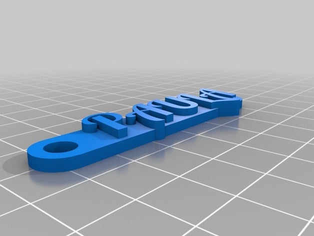 keychen paula keychains customized 3D print model - Mito3D