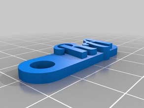 keychen ra llaveros personalizado 3d print model - Mito3D