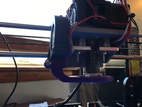 anet a8 carriage head 3d printer parts j-head 3d print model - Mito3D