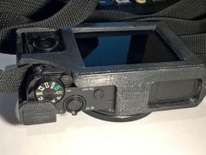 sony rx100 câmara armadura de caso 3d print model - Mito3D