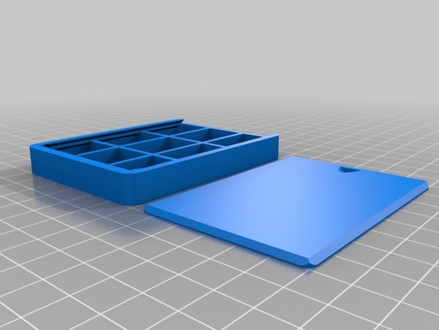 meine angepasste Runde box partition Container 3D print model - Mito3D