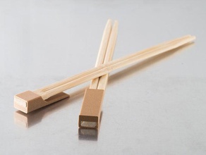 chopsticks silindir çanta mutfak yemek klip 3d print model - Mito3D