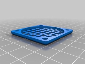 40mm fine grid fan cover parts customized 3d print model - Mito3D