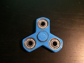 tri-spinner fidget jouet 3d de l'impression ajouter le tdah calmant edc spinner doigt part en vrille main mécanique toupie jouets 3d print model - Mito3D