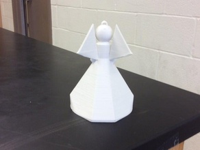 angelo ornamento di natale casa 3d print model - Mito3D