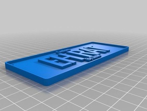 rat plate signs logos customized 3d print model - Mito3D