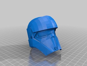 sw shore trooper rogue one helmet printable 3d printing 3d print model - Mito3D
