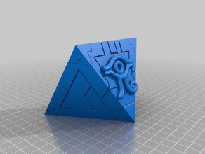 yugioh enigma do milênio jóias anime cosplay prop o egito egípcio nenhum suporte pingente pirâmide wearable 3d print model - Mito3D