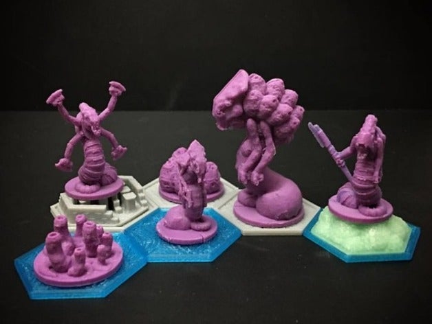 quanar notte culto quarta edizione pocket-tattiche update games 18mm alien aliens boardgame boardgames fantasy gaming horror miniature miniatures monsters tasca tattica gioco di ruolo rpg fantascienza scifi la strategia wargame wargames-giochi guerra viandante wayfarer tattiche 3D print model - Mito3D