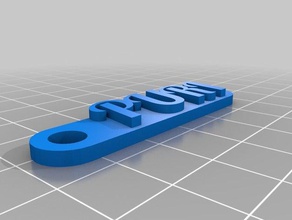 Anahtarlık puri özelleştirilmiş 3d print model - Mito3D