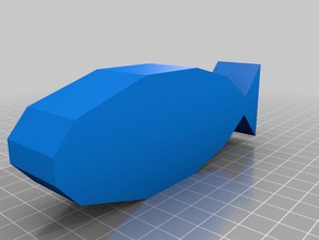 corpo do peixe caixa de v3 3d impressão testes 3d print model - Mito3D
