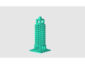 skyscraper buildings structures amazing awesome cool easy empire state building lowpoly minecraft modern printcraft quick print simple 3d print model - Mito3D