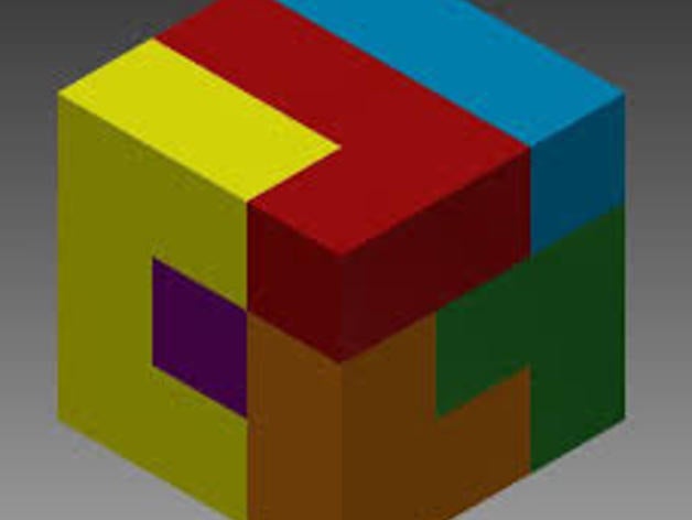 puzzle cube jouet jeu accessoires 3D print model - Mito3D