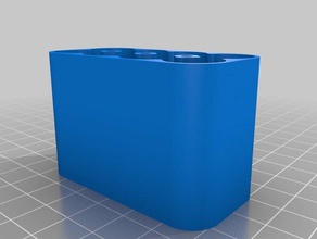 bateria-case-alto-4x2x1mm containers customized 3d print model - Mito3D