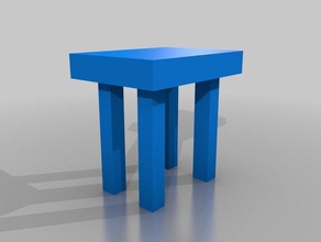simple table 3d printing decoration 3d print model - Mito3D