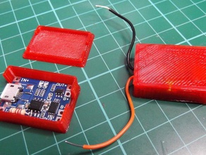 tp4056 case electronics lipo 3d print model - Mito3D