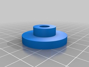 meu personalizados paramétrico bucha-opcional flange partes 3d print model - Mito3D