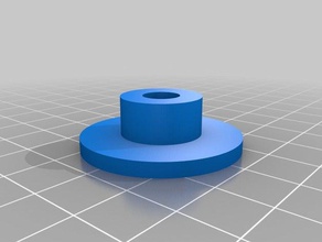 my customized parametric bushing-optional flange 2 parts 3d print model - Mito3D