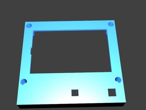 pannello frontale de l'écran lcd 3d l'impression 3d print model - Mito3D