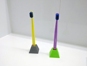 pyramide brosse à dents stand curaprox seulement la salle de bains porte-brosse 3d print model - Mito3D