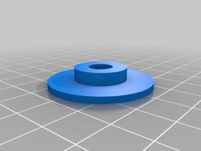 meu personalizados paramétrico bucha-opcional flange 3 partes 3d print model - Mito3D