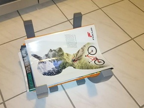 porte-revue de l'organisation halter stand zeitschriften 3d print model - Mito3D