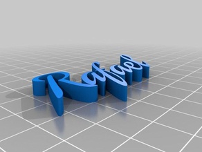 my customized name text other 3d print model - Mito3D