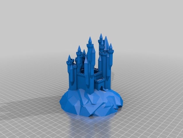 55rox55 castillo grand castle generador de los edificios estructuras personalizado 3D print model - Mito3D