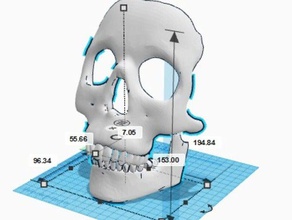 Schädel-Maske Menschen 3d print model - Mito3D