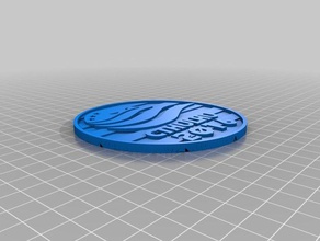 cthulhu america 2016 coaster famiglia Logo 3d drink election2016 3d print model - Mito3D