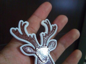 deer keychain accessories llavero venado 3d print model - Mito3D