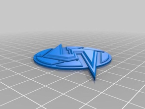 super metroid, samus logo video giochi Logo 3d creato freecad fatto di metroid prime nintendo aran guarnizione tenuta 3d print model - Mito3D