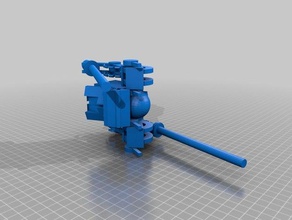 dj-killr máquina a arte dji killer robôs 3d print model - Mito3D