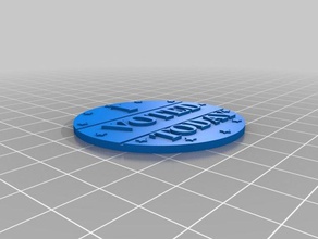 votado chip accesorios de la elección election2016 ha hoy votación 3d print model - Mito3D