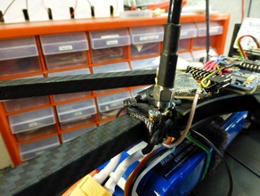 rcexplorer tricopter v4 tbs birleştirmek anteni monte edin araç 3d print model - Mito3D