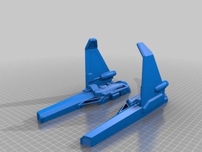 spaceship 2 veicoli 3d print model - Mito3D