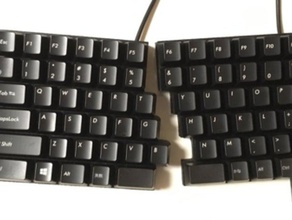 ktkeyboard ver3 computer cherry mx mechanical keyboard split 3d print model - Mito3D