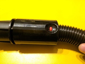 bosch gas vacuum hose connector adapter parts 3d print model - Mito3D