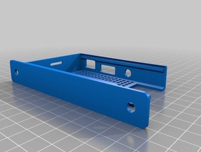 raspberry pi 2 cover ventilation holes other 3d print model - Mito3D