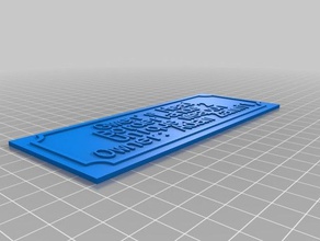 borderlands plaque signs logos customized 3d print model - Mito3D