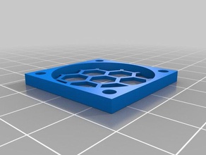 my customized fan guard 30x30 parts 3d print model - Mito3D