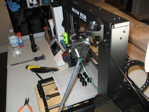 z-brace filament guide wanhaom150 mono price select 3d printer parts 3d print model - Mito3D