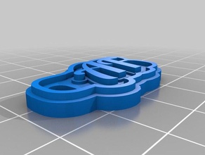 fa chaveiros personalizado 3d print model - Mito3D