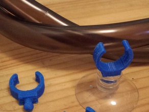 clips del tubo 1216 acuario de reemplazo partes 3d print model - Mito3D