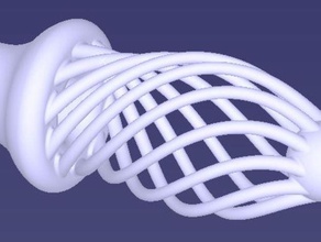 tringle à rideau fin 3d l'impression 3d print model - Mito3D