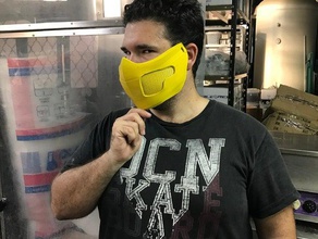 escorpião máscara mkx tentativa de n1 traje halloween mortal kombat prop 3d print model - Mito3D