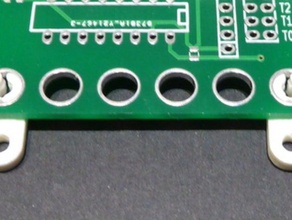 pcb mount bracket 5mm electronics pcb-mount holder 3d print model - Mito3D
