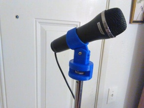 Mikrofon-Halter audio Mikrofon-Halterung Mikrofon-Ständer 3d print model - Mito3D